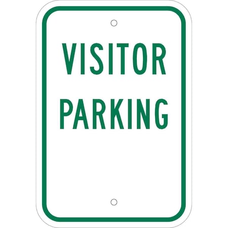 Brady Parking Sign, 18"H, 12"W, Aluminum, 80078 80078